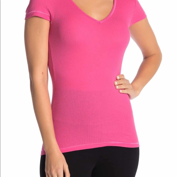 Cosabella Tops - NWT Cosabella pink Costina ribbed tee